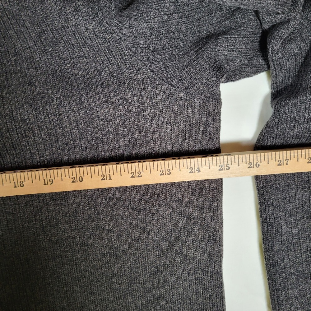 Club Room Men's 2XL Dark Gray 1/4 Zip Long Sleeve Fleece‎ Pullover - Picture 5 of 7